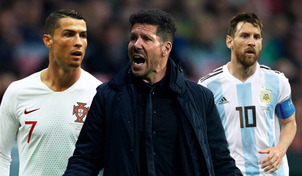 Diego Simeone Ronaldo Messi