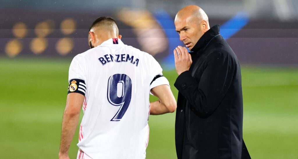Zidane et Benzema au Real Madrid