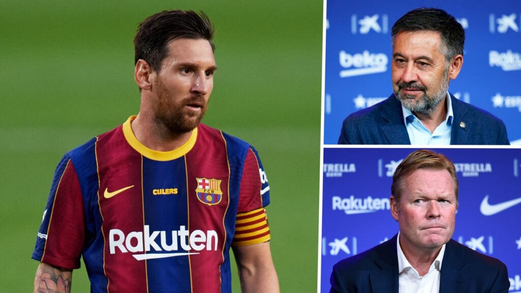 Koeman Messi Bartomeu