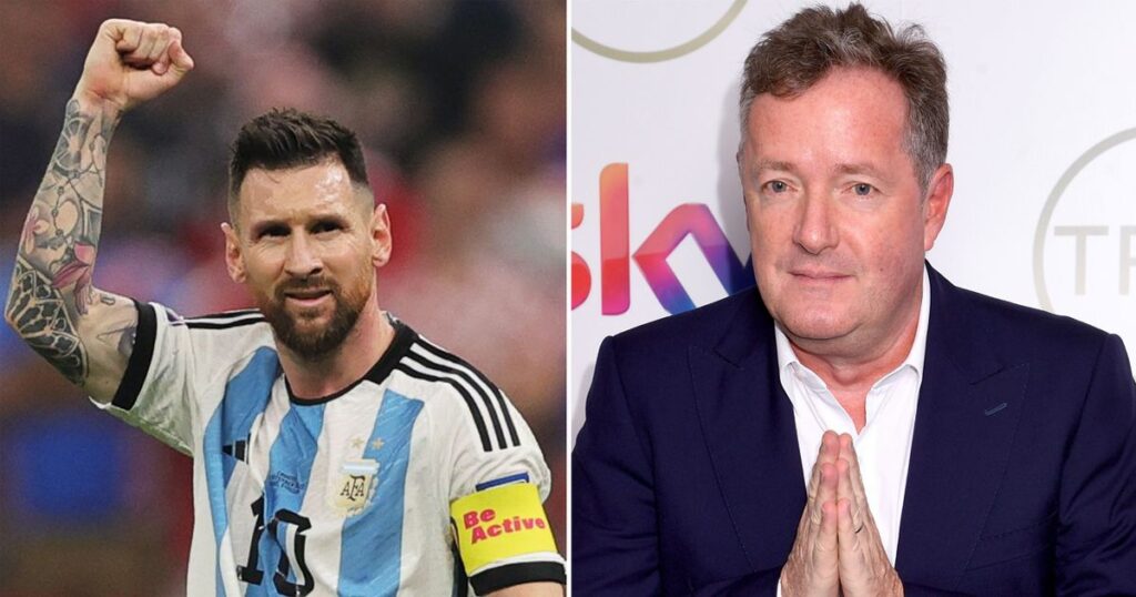 Fan de Ronaldo, Piers Morgan tire sur Lionel Messi