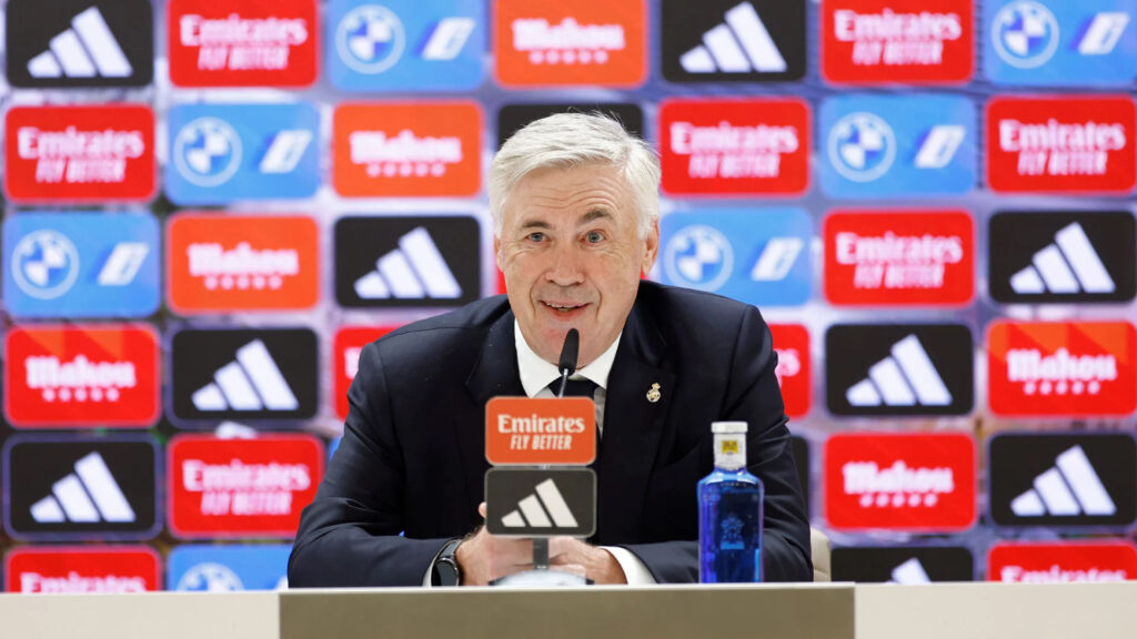 Le pronostic d'Ancelotti sur Barcça vs ATM